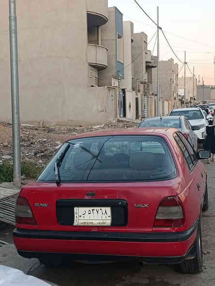 نيسان صني موديل 1993 رقم نينوى الماني امراوس هم عادي بس شي نضيف
***********
