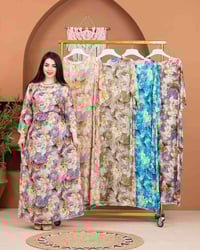 دشداشة نسائي • كشمير تركي • فري سايز ٨٥ كيلو