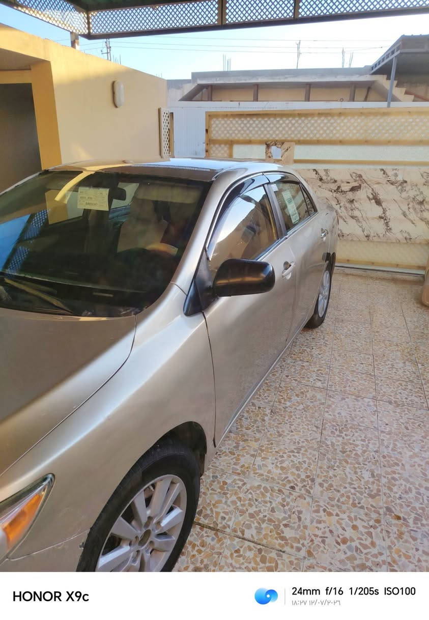 السلام عليكم تيوتا كورلا للبيع موديل 2009 صبغ عام تحويل مباشر السعر 76 وبيها مجال وترهم مراوس للإستفسار ***********
