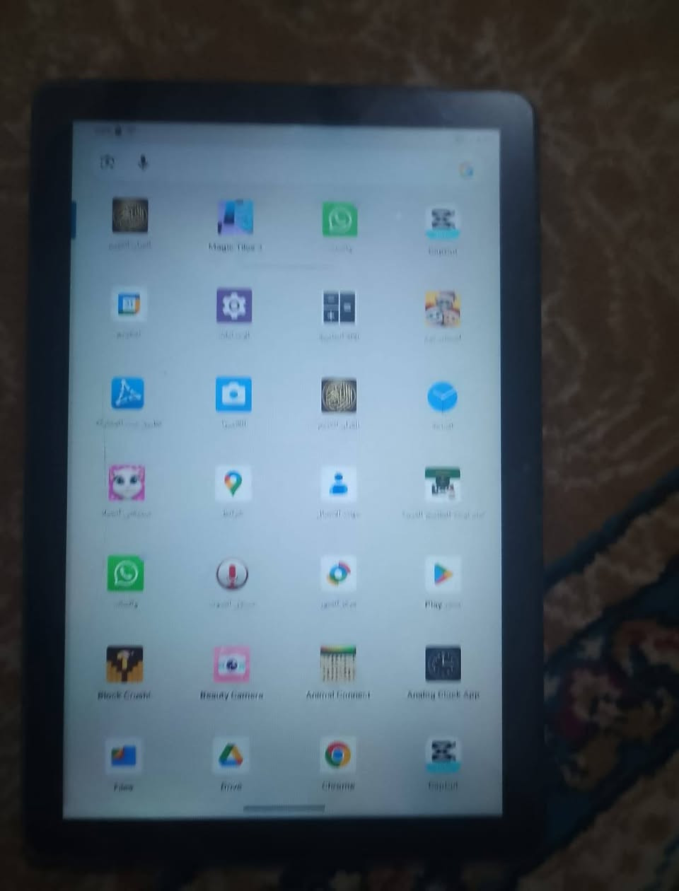 ايباد بالكارتون جديد مستخدم شهرين النوع باد ٧٠ 
يحمل بوبجي الذاكره ١٢٨ 
٤٠ فريم 
السعر ٨٥ المكان النجف الجديده الرقم ***********
