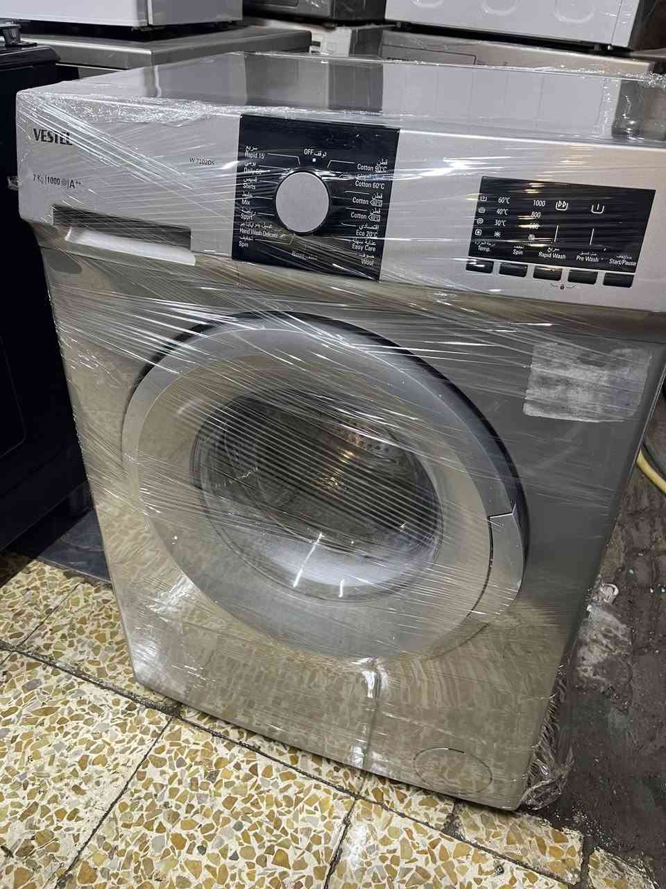 غساله فول ئوتمتيك 7كيلوVESTELتركيا شغل بشرط شغل او فحص او ضمان اي عيب ما بي 125الف قفل من اخير نظيف كامل اي ستفسر عل***********
