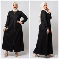 عباية سحاب • جملة • سواد فاحم