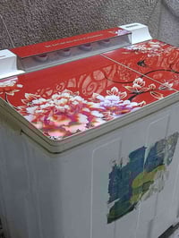 غساله حجم30 كيلوا نظيفه فول جديده ع الفحص  السعر 125 ألف بيها مجال للش...