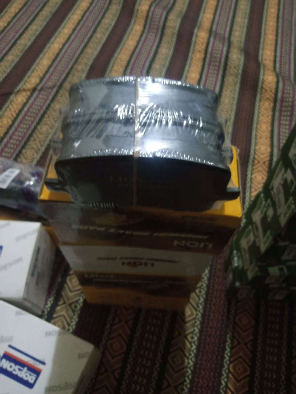 السلام عليكم...يتوفر :
1.عبوه فيول بم  تيوتا الاصلي سياره ابصم كامله السعر 65 الف ضمان سنه 

2. يتوفر فيول بم اصلي دبسون كاربون معروف السعر20 الف ضمان سنه

3.يتوفر دسكات ابصم امامي السعر 25 ضمان 8 اشهر

4.يتوفر دسك ابصم خلفي السعر 25 ضمان 8 اشهر

5. يتوفر ابلك ان جي كي سعر التخم 16 الف ضمان 8 اشهر

يتوفر فلتر شوته ابصم طبق الاصل نفس الرقم السعر 4 الاف

6 .يتوفر دهن ميتانول مع الفلتر الاصلي السعر 50 الف 

7...يتوفر توصيل لجميع المحافظات 🚕

العنوان :ناصريه الغراف

الهاتف ***********
