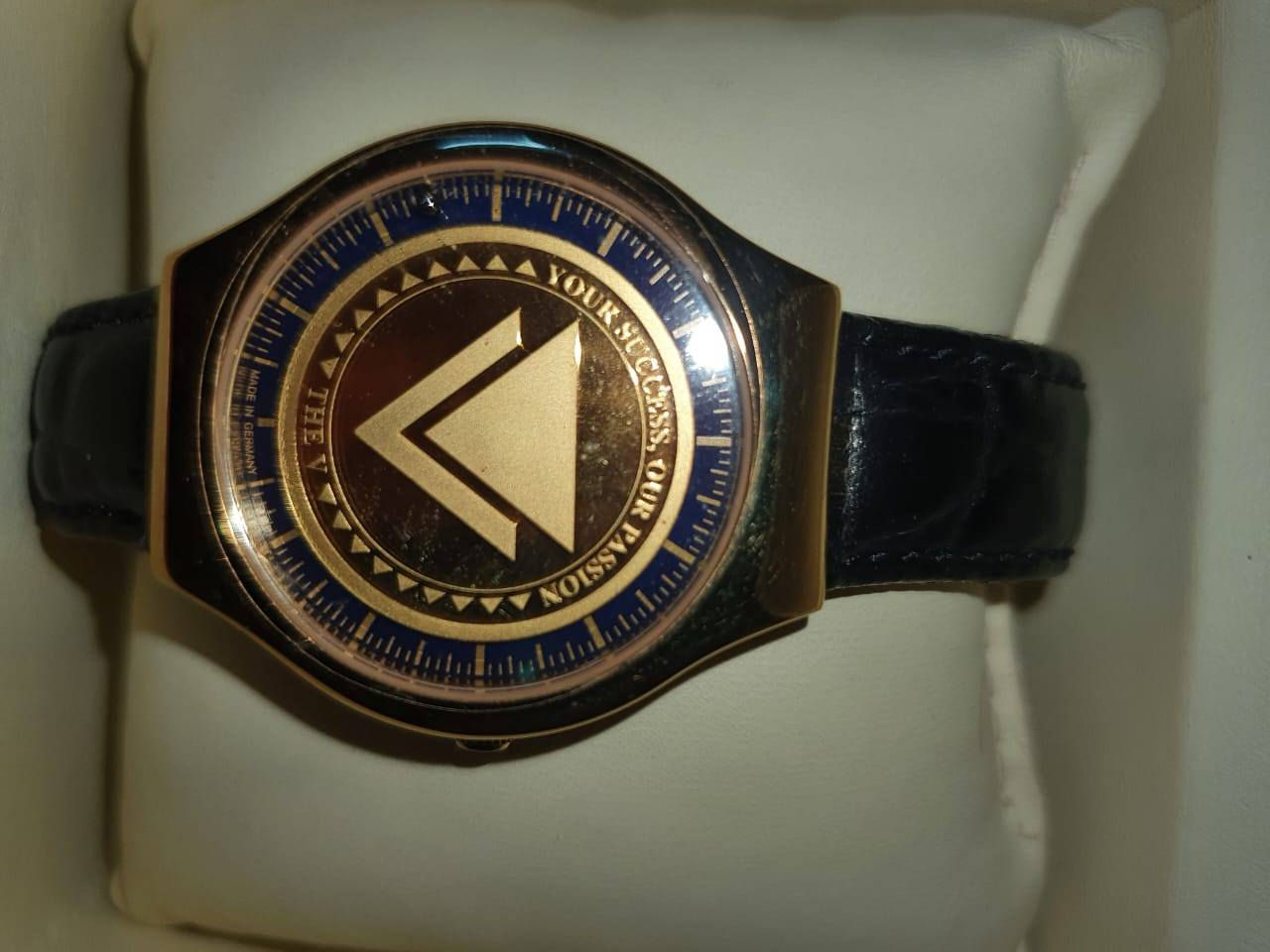 ساعة شيروز
CHAIROS
انتاج شركة
Bernhard H. Mayer
برنارد اج ماير  
المانية الصنع
طلاء ذهب 
مينة ذهب عيار ١٨ 
سير جلد طبيعي 
نضام صجمة وليس ميل 
لمتد ادشن من مجموع  4999 قطعة
تسلسلها 147
السعر 2500 $ دولار


**إذا كنت صاحب هذا الإعلان وتريد حذفه لأي سبب، رجاءا أرسل رسالة إلى الدعم الفني**