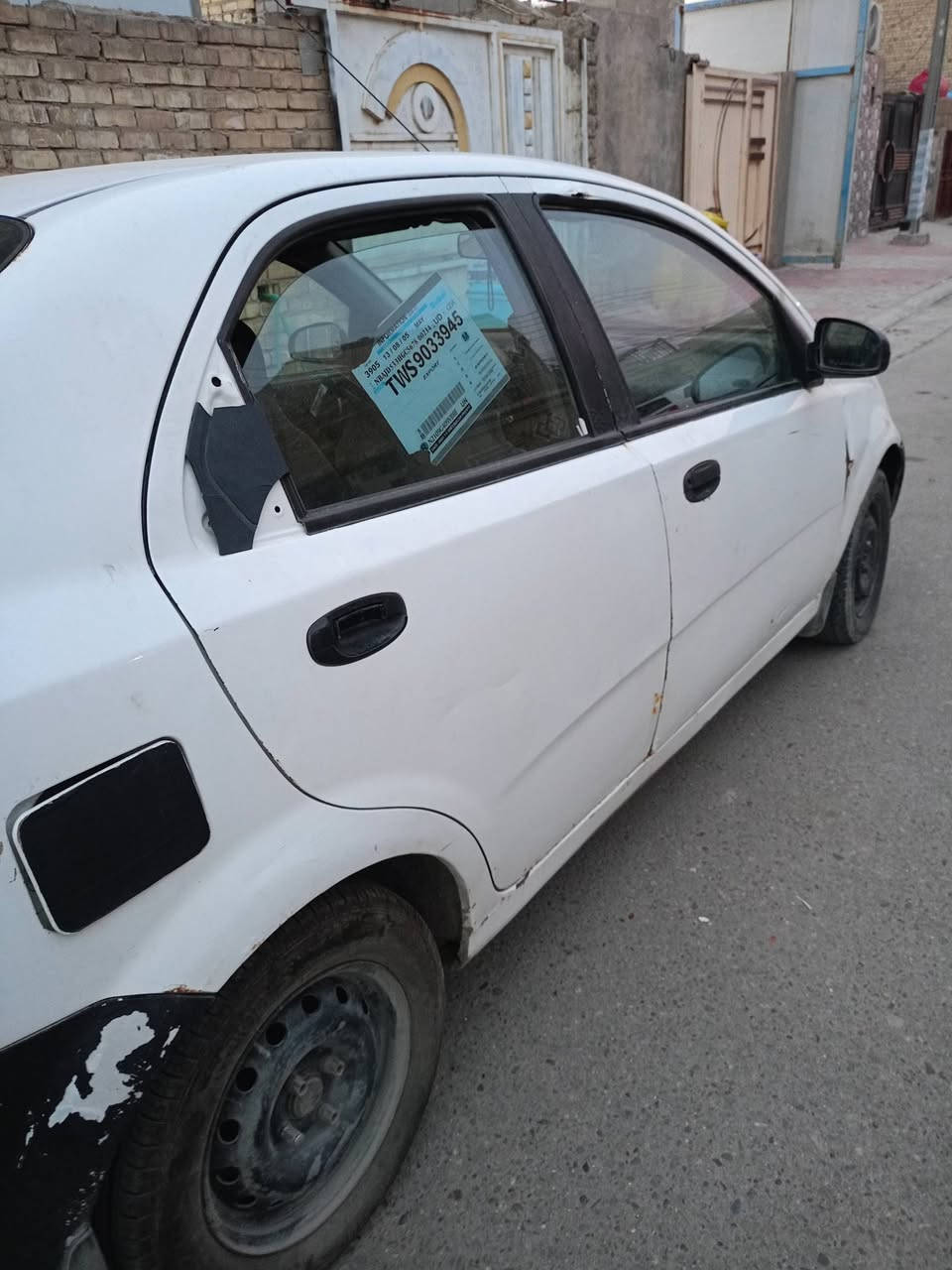 السلام عليكم
سياره نوع أفيو موديل 2006خليجي محرك 1600كير اوتوماتيك  محرك جديد سنوني شاده حداديه نص عمر اطارات زينه كهربائيات كله شغاله تبريد عوزه بس غاز سنويه باسمنه السنه نفذت رقم كربلاء ألماني السعر ب35 وبي مجال للتواصل على الرقم ***********مامتواجد على الفيس المكان كربلاء المقدسه
