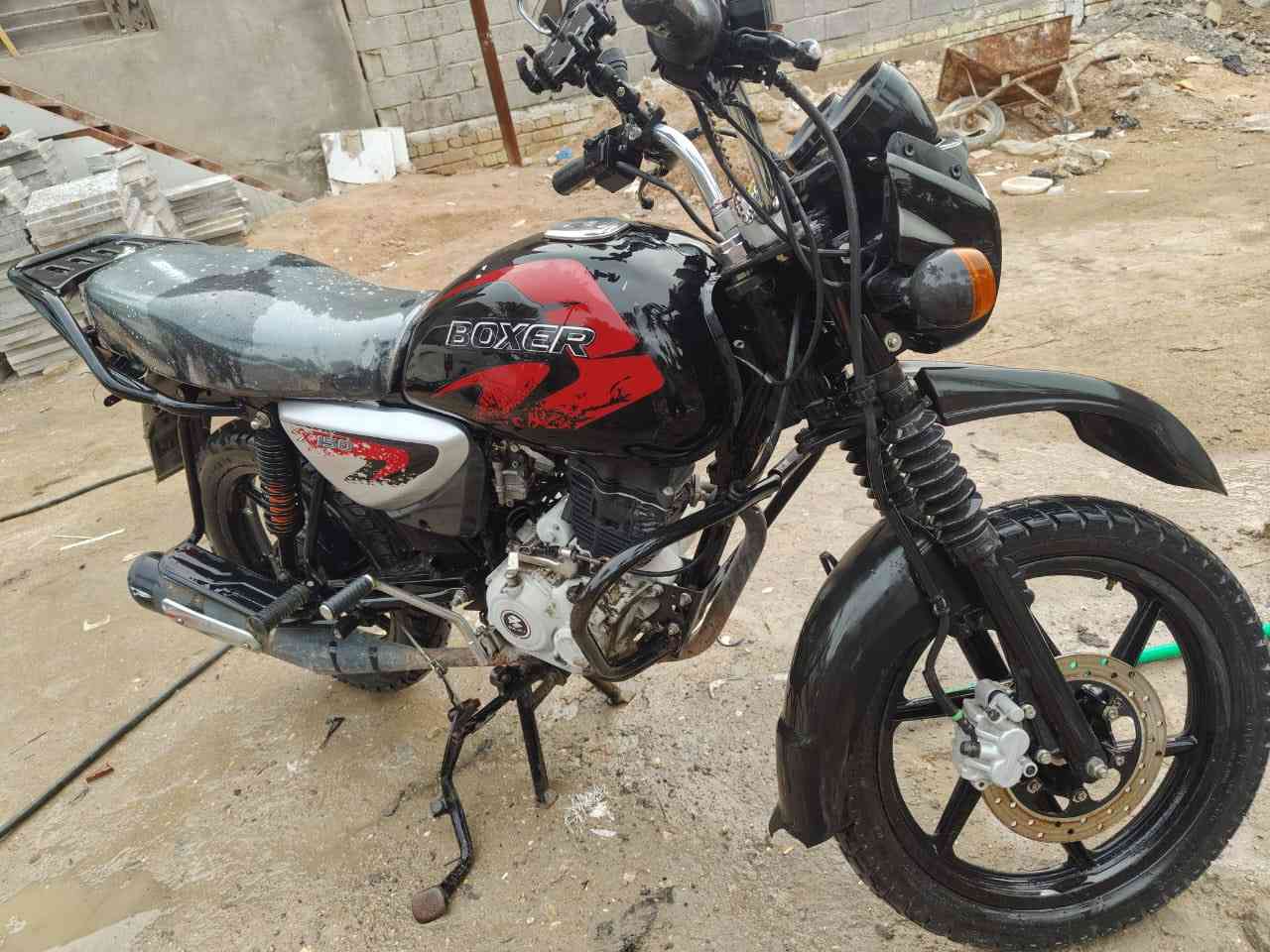 دراجة بوكسر جبلية
استخدام شخصي 
اللون أسود أصل 
المحرك في حالة جيدة 
أوراق مفقودة + كفالة من السرقة 
السعر 850 
مكلف بالنشر
للتواصل عبر الاتصال + مراسلة واتساب 
***********
***********

