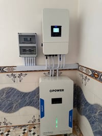 هور حسين • انفيرتر Deye 8k • بطارية iPower ١٦ كيلوواط