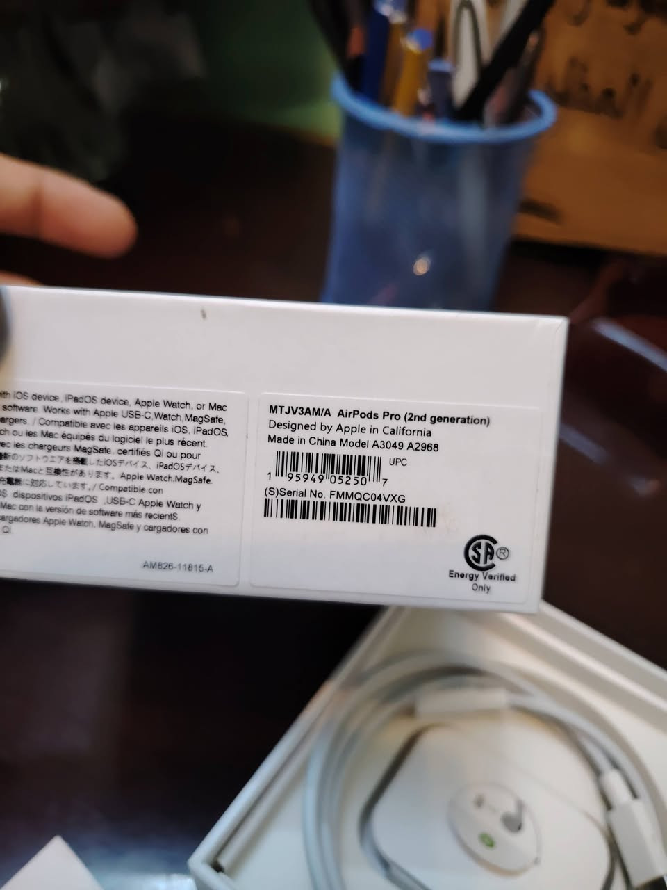 ايربود جيل الثاني برو
شباب عندي كميات من عدها والقطعة اصلية الله يشهد عليه طلعتلي بحاوية الكترونيات ماركة سعرها شامل التوصيل ٣٥ على الرقم واتساب
***********
