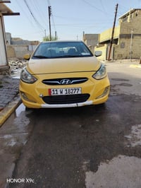 اكسنت موديل 2013 وارد امريكي حادث جاملغ امامي فقط وداخل العراق جاملغ خ...