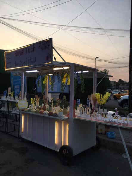 عربانة جديدة للبيع

تصميمنا الخاص قياس مترين مع ميز متحرك قياس مترمع مخزن يحتوي على بابين 
ضخمة بالحقيقة وتتقفل من كل الجوانب 
رقم الموبايل *********** بغدادشارع فلسطين واتساب موجود اواتصل
