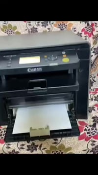 اسلام عليكم طابعه كانون mf4410 أبيض واسود باودر سريعه جدآ بالطباعه وال...