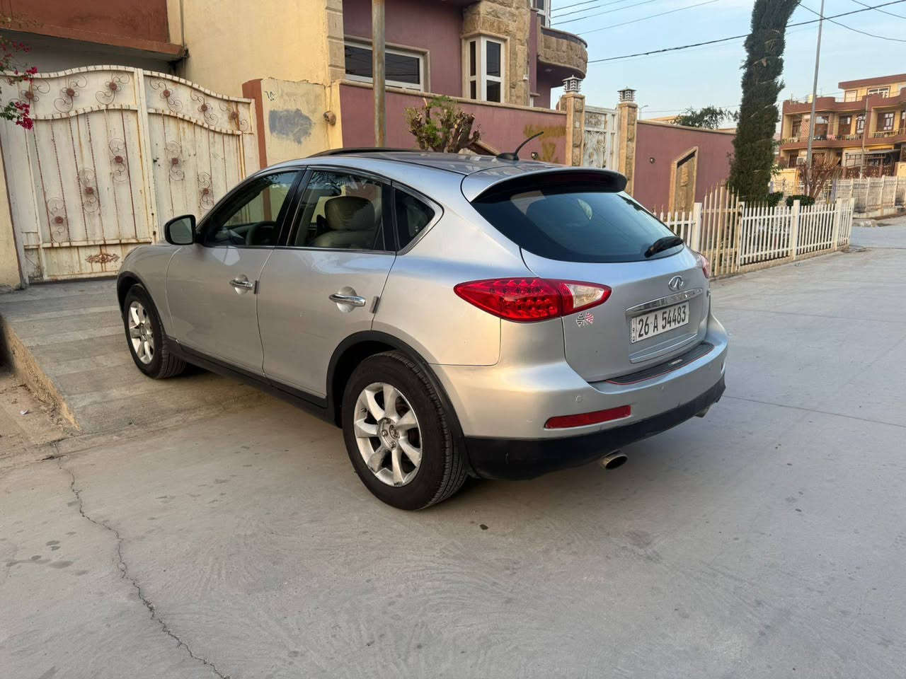 نيسان2008 انفنتي
رقم وسنويةجديد لحد2031
محرك و كير شرط
سيارة فحص صونارموجود بصورة 
السعر 87 $ وبيها مجال
مكان دوز خورماتو
***********
