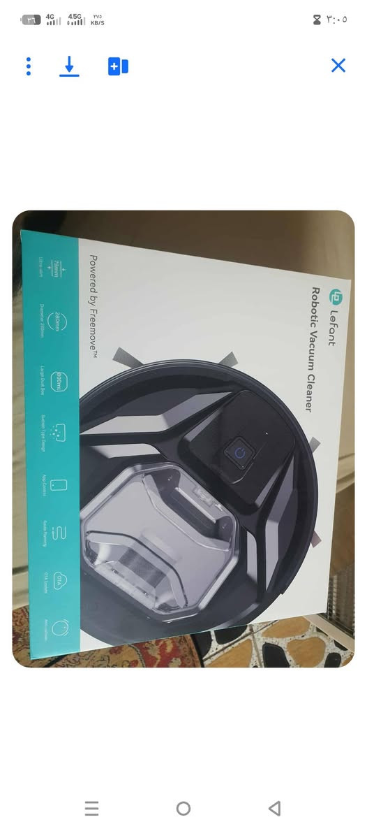 هذا روبورت التنضيف طلع بغراض الامزون الي يحتاجة سعرة ١٠٠ الف
للعلم هو بالموقع ب٢٣٥
اكو توصيل لجميع المحافظات


**إذا كنت صاحب هذا الإعلان وتريد حذفه لأي سبب، رجاءا أرسل رسالة إلى الدعم الفني**