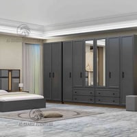 ٧قطع رصاصي • كنتور ٣م • سرير ١٨٠×٢٠٠