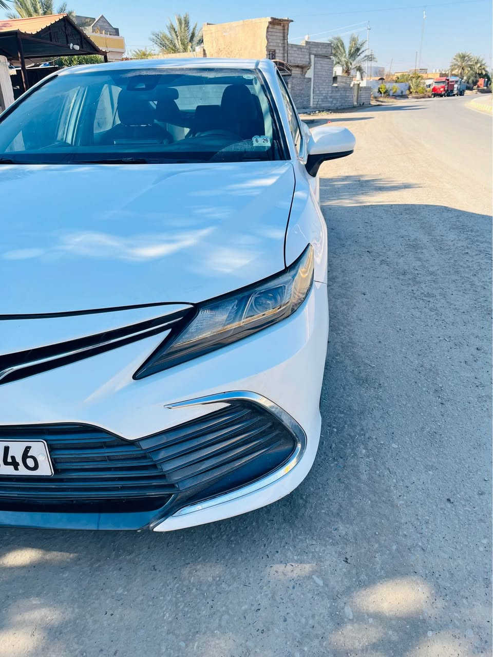 السلام عليكم 
كامري 2021
وارد أمريكي LE
لون ابيضّ 
رقم دهوك دولي تحويل او وكاله مباشر
محرك 2500 كير صدر تخم تاير دبلات امامي خلفي 
تبريد تدفئه كله شرط بلادي 
ماشيه 80mil حقيقي 
حادث خشم البنيد فقط وجاملغ امامي صبغ بدون حادث وربع جاملغ رش
سياره نقص برغي مابيه 
السعر تجي تشوف السياره وتدلل 
مكان السيارة صلاح الدين قضاء العلم 
***********
*********** تكريت, صلاح الدين
