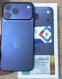 آيفون ١٧ برو ماكس • ذاكرة ٢٥٦ • بطارية ١٠٠% دورات٦٠