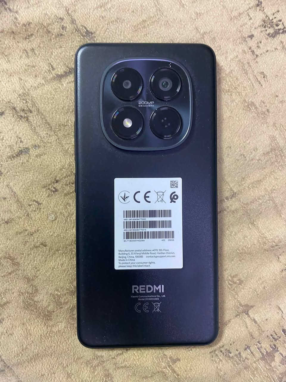 السلام عليكم REDMI NOTE 15 pro للبيع
ذاكره 256/78.1
رام 8.0+4.0
المعالج G200-Ultra
الطراز 25100RA69G
ببجي ١٢٠ فريم 
جهاز جديد ويا كارتونه 
سعر 320 وبي مجال 
مكاني دوره حي صحه 
***********
