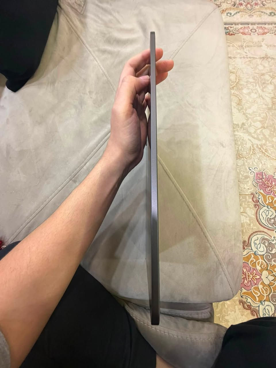 السلام عليكم ايباد M4 ١٣ انج للبيع
البطارية ٩٠  عدد دورات الشحن ١٧٥ دورة فقط

ملحقاتة كاملة كارتون وشاحن الاصلي

السعر ١١٥٠ دينار ( مليون و١٥٠ ) وبيه مجال بسيط

مكاني بغداد


**إذا كنت صاحب هذا الإعلان وتريد حذفه لأي سبب، رجاءا أرسل رسالة إلى الدعم الفني**