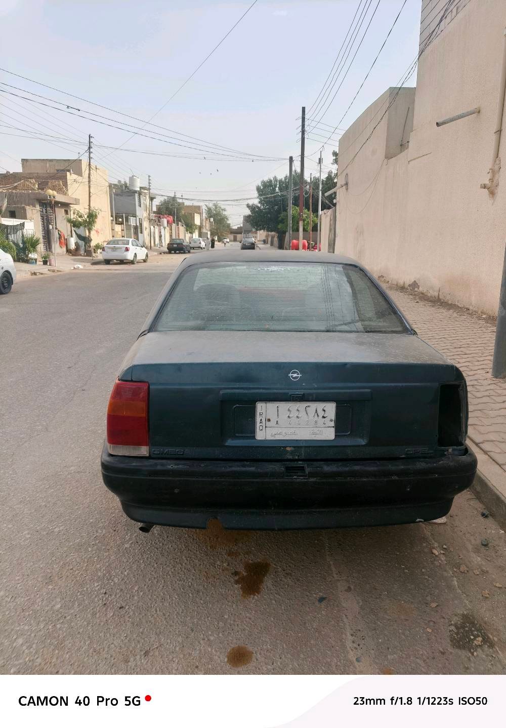 أوبل اوميگا موديل 88محرك كايم كشر حدادية كير نضاف السعر ١٠ اوراق مكانها نجف