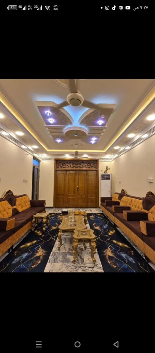 السلام عليكم بيت م200قاطين البيع بناء كامل ارضيه مرمر وبورسلين شغل كله درجى أوله العنوان حي الحوراء شارع سيد يقوي  البيت عليه طلب عقاري  تفاصيل اكثر الانتصال على الرقم ***********
