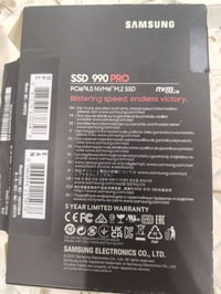 سامسونج • SSD • M.2 • سعة 2 تيرابايت • 990 برو • سرعة 7450 • ذاكرة تخز...