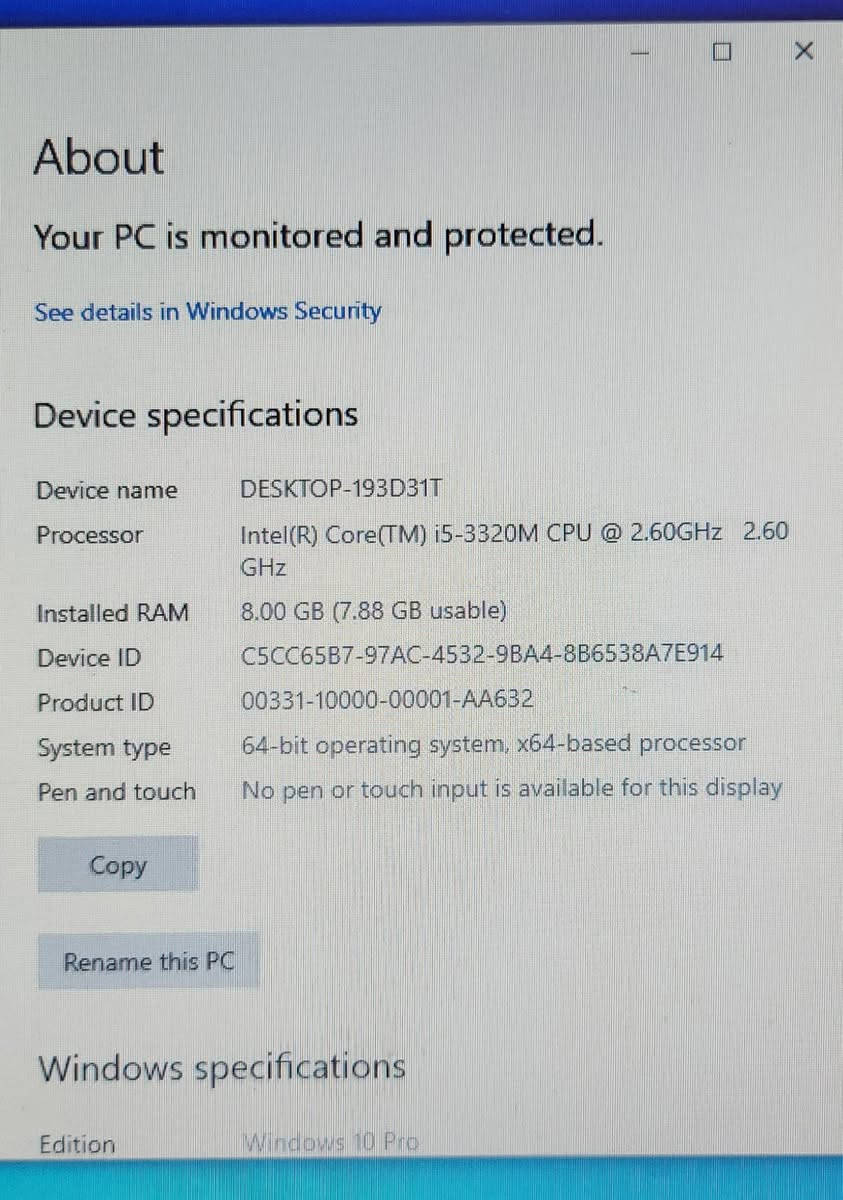 لابتوب hp للبيع
البطارية تحتاح تبديل 
السعر ٩٠ الف


**إذا كنت صاحب هذا الإعلان وتريد حذفه لأي سبب، رجاءا أرسل رسالة إلى الدعم الفني**