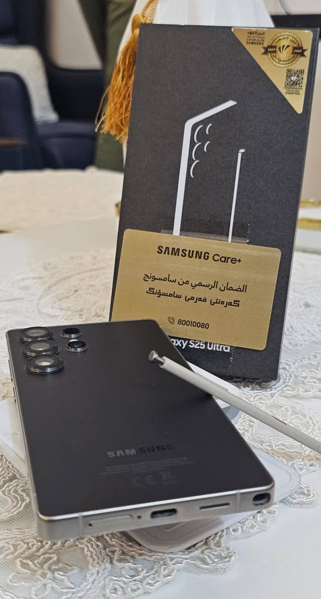 S25 Ultra ذاكرته نتبه ❤️512 جهاز مكفول كامل ملحقات ضمان وكاله للبيع السعر مليون ٢٢٥  مكاني بغداد م ص للتصال
*********** 
ملاحضه لا يوجد توصيل فقط بيع  سعرر 1225 
S25 Ultra ذاكرته نتبه ❤️512 جهاز مكفول كامل ملحقات ضمان وكاله للبيع السعر مليون ٢٢٥  مكاني بغداد م ص للتصال
