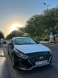 اخوان هونداي سوناتا ٢٠١٨ سيارة حادث امريكا موضح بالصورة بيها اير باك  ...