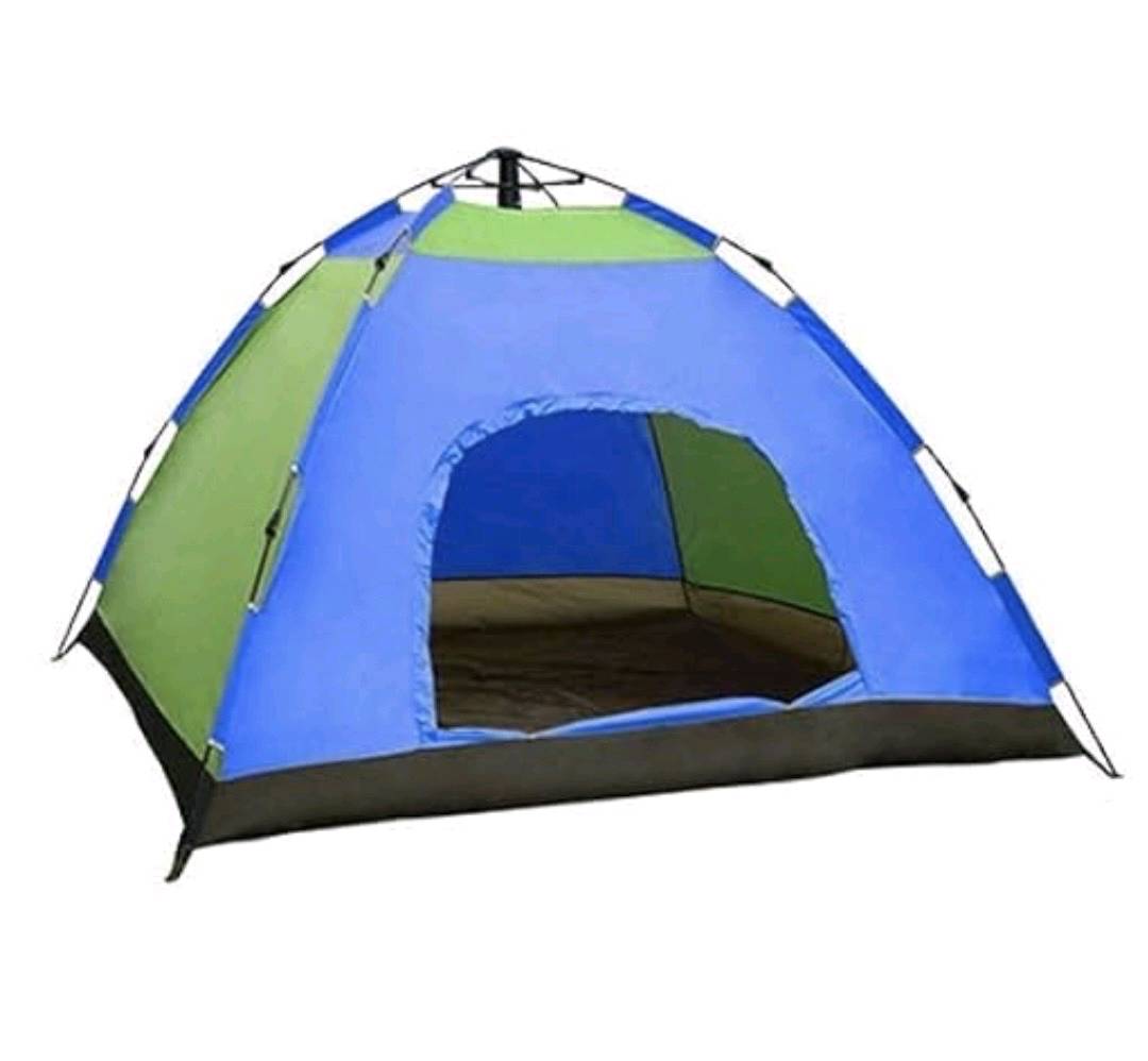 متوفر خيم 
حجم صغير تتسع لشخصين (ارتفاع ١١٠/العرض ١٠٠/ الطول 
١٢٠)
حجم كبي تتسع ل٣-٤ اشخاص ر (ارتفاع ١٤٠/الطول٢٠٠/العرض ٢٠٠)
مقاومة للرياح و المطر و للحرارة
و مزودة بناموسية قابلة للحمل
سعر الحجم الصغير ب ٣٠ و الكبير ب٣٦ الف
توصيل بغداد مجاني محافظات ٣ للحجز واتساب *********** 