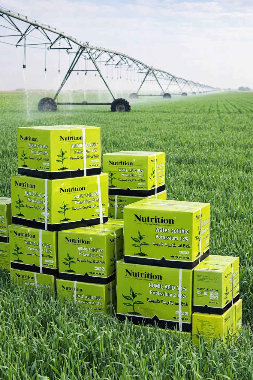السلام عليكم
 السعر بعد التخفيض: 35 ألف للكارتون 
متوفر توصيل لكل محافظات العراق 
للكميات والتفاصيل راسلنا خاص أو واتساب
هيومك اسيد +بوتاسيوم +طحالب بحرية 
فوائد الهيومك اسيد 
-يساعد في تحسين خصوبة التربة وامتصاص العناصر الغذائية، كما أنه يساهم في مقاومة النباتات للإجهاد البيئي ويعزز نموها. 
- يحفظ الرطوبة في التربة 
- تقليل من نسبة PH  في التربة
-تقليل من نسبة الأملاح في التربة
نسبة الخلط كل ١ كيلو مع ١٥٠ لتر ماء سقي كل ١٥ يوم مرة 
يستخدم لجيع المزروعات . النخيل واشجار الزينة والمثمرة ومحاصيل الخضرة والحنطة والشعير وغيرها .
ديالى بعقوبة طريق باب الدرب مجاور اسواق الشمري 
*********** 
يوجد توصيل الى جميع المحافظات 
# @أبرز المعجبين مكتب المزارع  #زراع #برحي #نسيجي #هيومك #برتقال #بساتين #مزارع #مزارعين #تسميد #منشطات #ديالى #بعقوبة #زراعة #حنطه #سماد #زراعي
