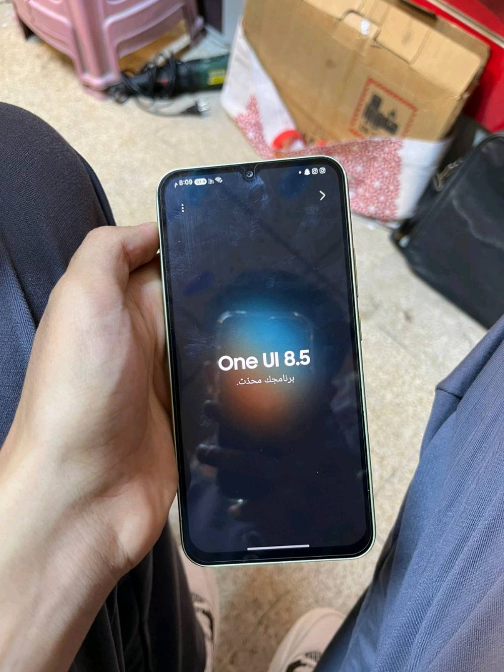 ذاكره 128

رام 8 

بطاريه 5000 ملي امبير معروفه بطاريه 

السامسونج كلش قويه

دقه الشاشه 120HZ

ضد الماي اربي ام 68وضد الغبار 

تصوير اخبل 

استخدام قليل

تحديث مستمر لي مده 4سنوات 

جهاز ولا غلطه اني احافض على الجهاز ابكفر ولسكه 

الباكيت للئسف ما متوفر بس انطيك شاحنه اصليه 25w ابحيث من تشحنه اكلك سحن سريع جداً 
سعر 300 وبي مجال الي اكلي 270 لا يجيني
لاحد اكول غالي هاذي اسعار التلفونات واني احافض على الجهاز وعلى اداء البطاريه تواصل خاص او واتساب 

***********