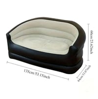 كنبة نفخ • لشخصين • ١٣٥×٨٤×٦٠سم