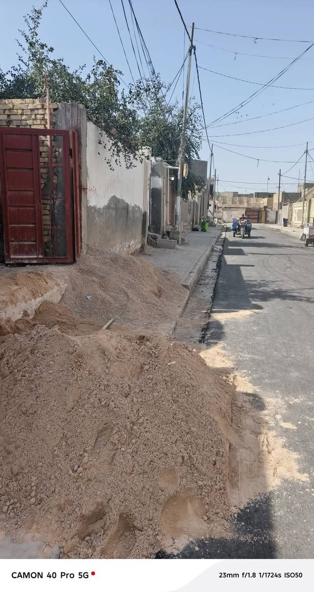 عرصه شرك للبيع 
مساحه 108 متر
واجهه  5.20cm نزال 20m
عنوان حي الصدر الثالث خلف المستوصف 
خدمات كامله تبليط رصيف مجاري انترنيت ضوئي
شارع عريض 
السعر 25 مليون 
***********اتصال او واتساب
