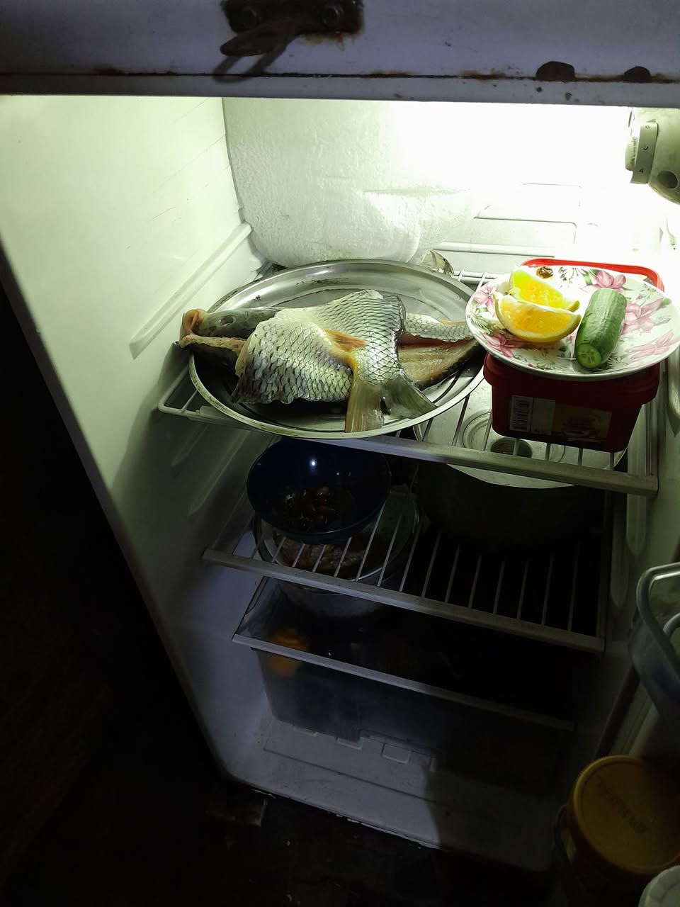 ثلاجه نضيفه مال بيت السعر 250 وبيهه مجال للشراي للإستفسار الاتصال على الرقم (***********)
