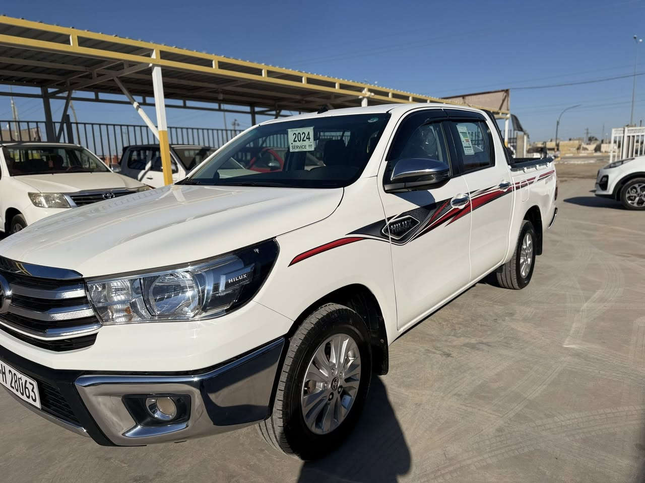 للبيع تيوتا هايلوكس موديل 2024
SAS مكفول كفاله عامه
ماشيه 40 الف 
رقم اربيل  تحويل او وكاله 
فول مواصفات 1/1
تبريد فول مواصفات
حساسات فول مواصفات
شاشه بصمه مثبة سرعه 
السياره فول

هاتف ***********
