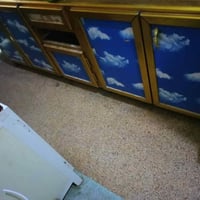 كاونتر مرمر • ثلاجة فريزر • مبردة استعمال قليل