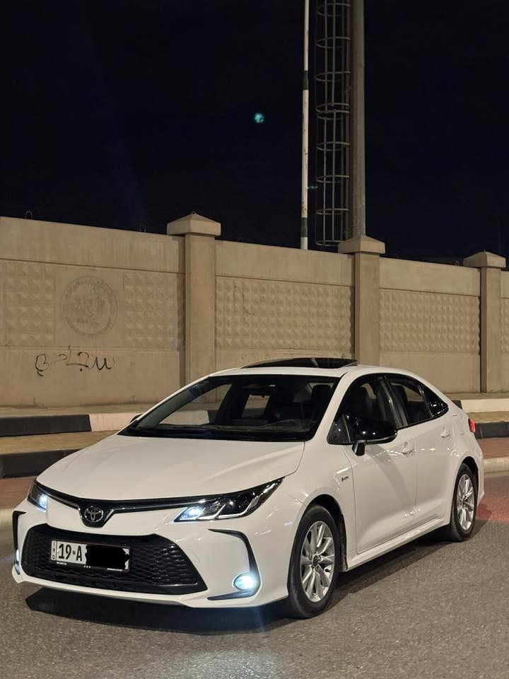 السلام عليكم
للبيع 
تيوتا كورلا  هايبرد 
2024علامه سوده
مكفوله صبغ او تبديل شرط حته البارد 
لون ابيض رقم كربلاء مميز او اب اسمي تحويل مباشر 
مواصفات 
فتحه 
بصمه 
شاشه 
كأمره 
تحديد مسار 
قياده شبه ذاتيه 
ابل كار بلي 
أندرويد اوتو 
جلد اسود 
سايد بريك دكمه 
كشنات كهرباء 
تحكم استيرن 
قطعتين تبريد 
لايت LED
لايت عدسه 
ويل كب 
لايت ضبابي 
نضام EV. MDDE
جام اوتو 
حساس خلفي
حساس امامي 
محرك 1800
السعر 149 
مكان السياره كربلاء 
للسفسار اكثر 
***********
