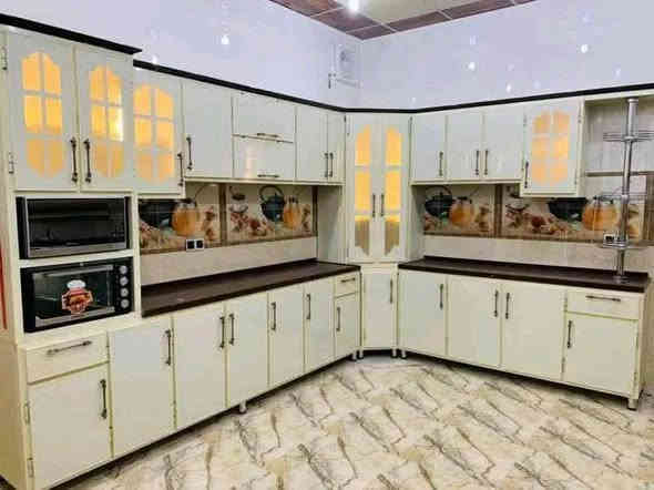 ***********معمل الأمنيوم للكاونترات تخفيضات تخفيضات سعر المتر التركي بليت واحد ملم تحشاء خشب تغليف الابواب 120 سعر المتر الداخل الأمنيوم والخارج اجدي اف 190 سعر المتر المحجر تركي اربع خطوط 45 يوجد لدينا تسهيل أمر المطابخ الكبيره يعني تطون نص المبلغ ونص الثاني دفعتين بدون تحميل ستفسار *********** عمارة
