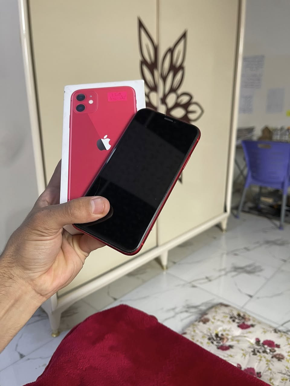 ايفون 11 عادي بطاريه 74  ذاكره 128نضيف كلش فقط شاشه  مبدله شرط اصليه وكاله بلاديه  ثلاث خيارات كامل ملحقات السعر خاص تترحم والديه ع هيج جهاز


**إذا كنت صاحب هذا الإعلان وتريد حذفه لأي سبب، رجاءا أرسل رسالة إلى الدعم الفني**