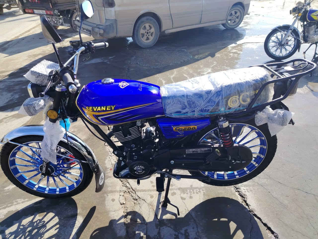 دراجه سافيني للبيع موديل 25محرك 200بعده عله وضع الشركه محرك اسود السعر 825وبي مجال الشراي يتصل ***********مكاني الحويجه داخل
