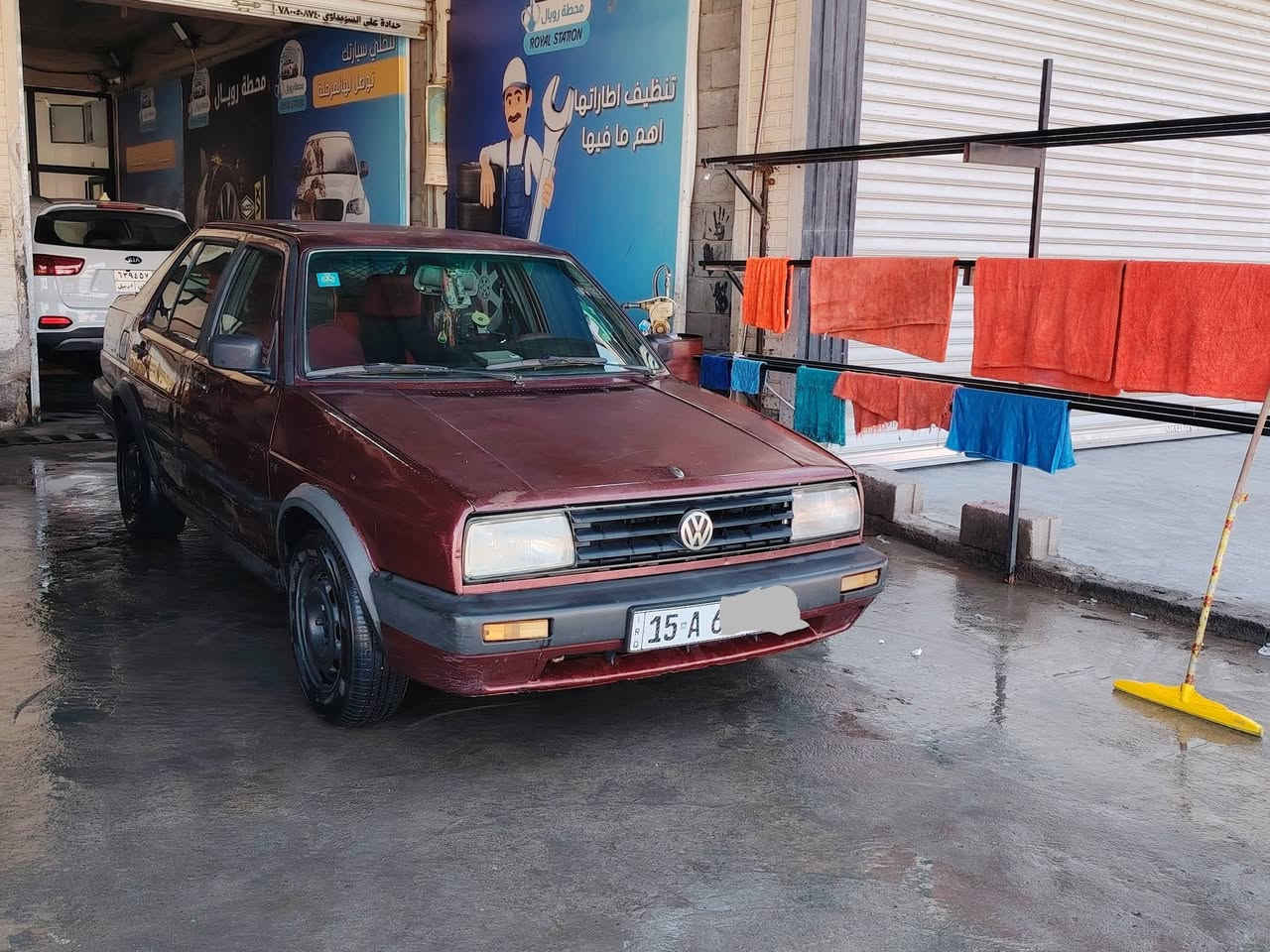 سياره للبيع كولف محرك وكير جديد صبغ مابيها موديل 92 (***********)
