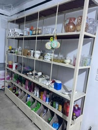 رفوف حديد • عرض ٢٫٥م • ارتفاع ٢٫٣م