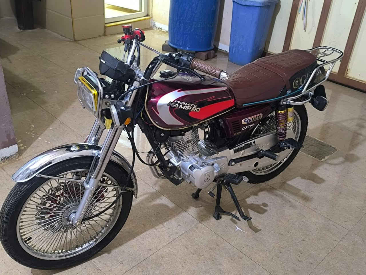 سلام وعليكم ماطور لبيع موديل 25اربع كير نضيف ماناقصى شي
فول نضافه محرك مكفول 
رقم الهاتف ***********
صاحب الدراجه كمر حميد اللهيبي
