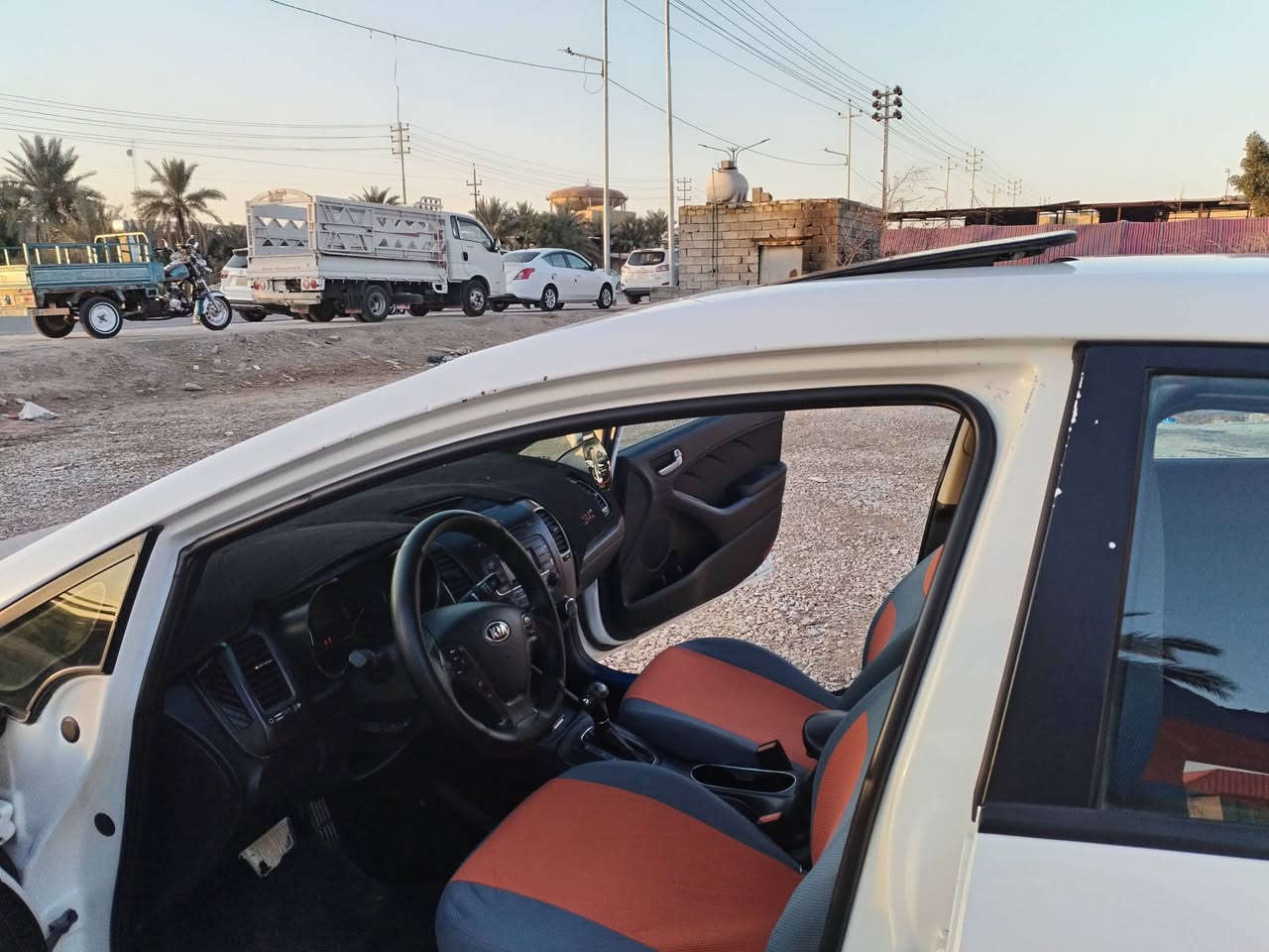 سيراتو ٢٠١٤ مكينه ٢٠٠٠ بيهة ٣ قطع بدون دواخل *********** نجف مشخاب
