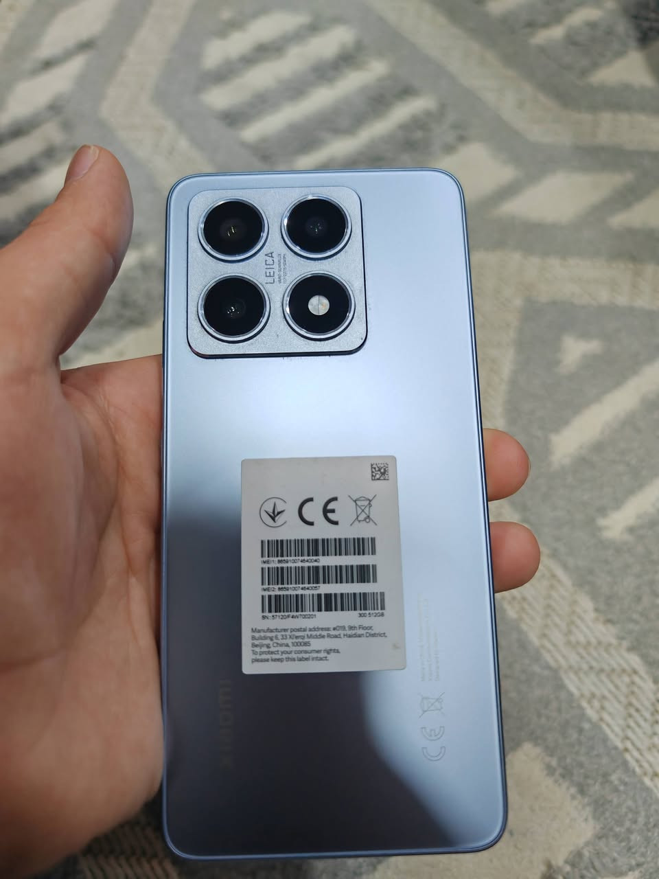 سلام عليكم
شاومي 14 T
نضافه100/100
ذاكره   512
كامل ملحقات
السعر  450وبي مجال
(***********)
