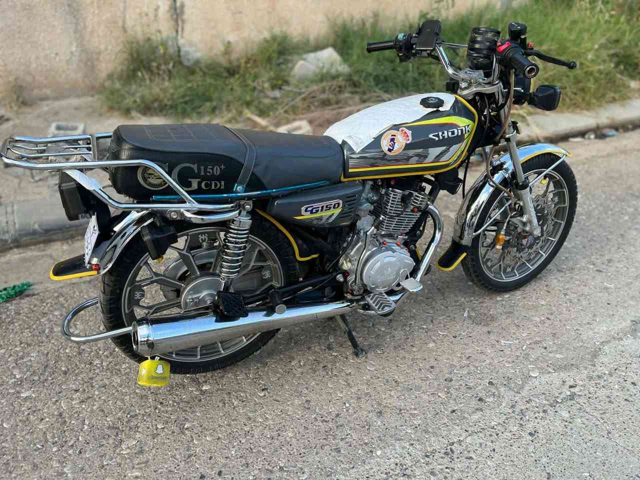 سعر 675 الف، اکو مجال
SHONK CG 150 
بصمە شغال و لایتات و مکینە بشرط فحص


**إذا كنت صاحب هذا الإعلان وتريد حذفه لأي سبب، رجاءا أرسل رسالة إلى الدعم الفني**