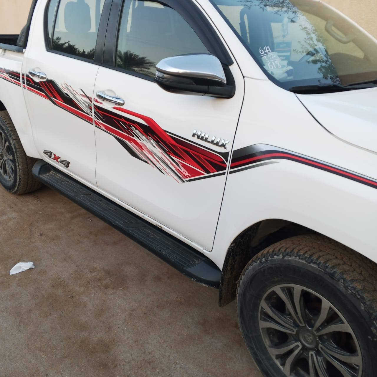 السلام عليكم 2019هايلوكس فور ويل للبيع كفالة عامة للستفسار ***********
السعر 255
