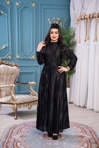 فستان سحاب • سواد فاحم • فري سايز