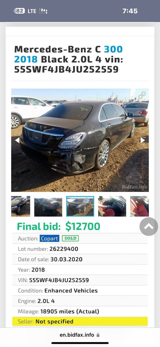 السلام عليكم
C300
موديل 2018 
حادثه هذه الي بامريكا 
وهنا بالعراق صار بيه شخط ونصبغ جاملغ الخلفي 
السياره فول الفول
داخل احمر 
رقم بغداد 
السعر 250 ورقه وبيه مجال 
اتصال ***********
